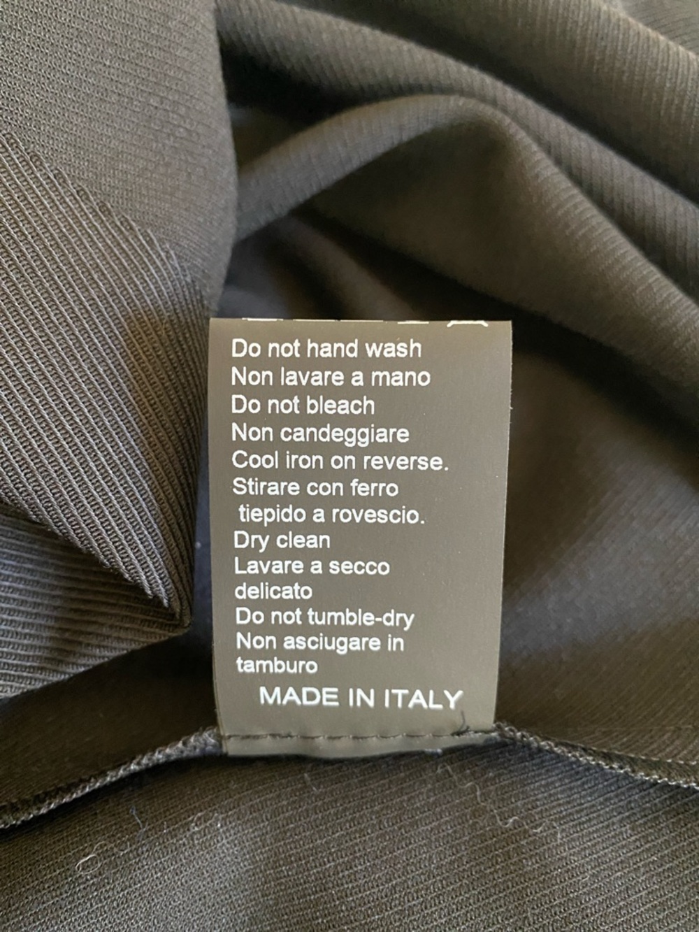 Black Midi Pier Antonio Gaspari Dress with Front Pocket Detail - Picture 6 of 8